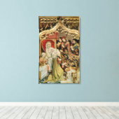 Het St. Elizabeth Altarstuk Canvas Afdruk (Insitu (Houten vloer))