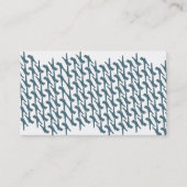 Het staan op Herhalende Visitekaartjes (Voorkant)