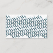 Het staan op Herhalende Visitekaartjes (Voorkant)