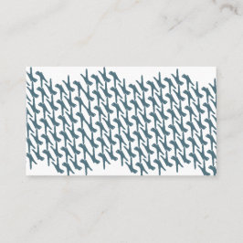 Het staan op Herhalende Visitekaartjes