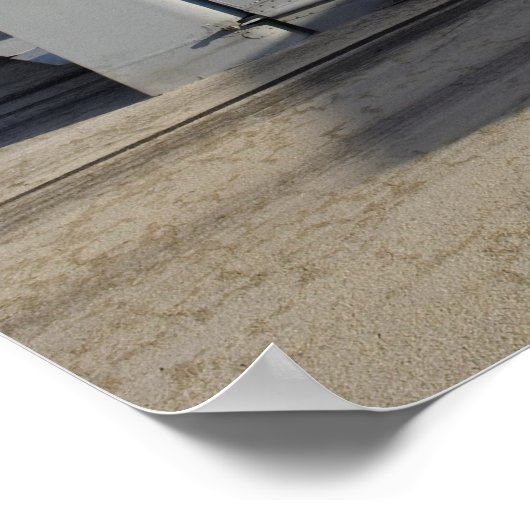 Het staartgedeelte van een A-10 Thunderbolt II Poster (Hoek)