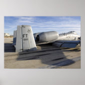 Het staartgedeelte van een A-10 Thunderbolt II Poster (Voorkant)