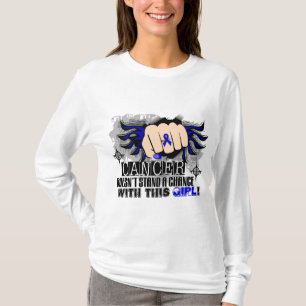 Het staat geen kantine rectale kanker t-shirt