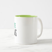 Het staat in de Syllabus. | Humor leraar Tweekleurige Koffiemok (Voorkant rechts)