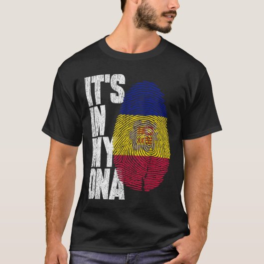 Het staat in mijn DNA Andorra Shirt Proud Hispanic (Voorkant)