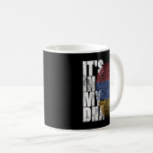 Het staat in mijn DNA Armeense Sign Proud Gifts Pr Koffiemok (Voorkant rechts)