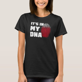 Het staat in mijn DNA Bahrain Flag Vingerprint Man T-shirt