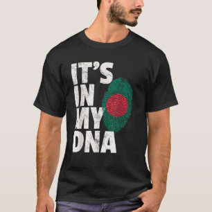 HET STAAT IN MIJN DNA Bangladesh Mannen Women Prid T-shirt