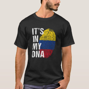 Het staat in mijn DNA colombiaanse mannen van de c T-shirt