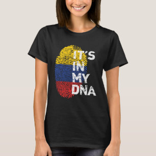 Het staat in mijn DNA Colombiaanse Pride Erfgoed T-shirt