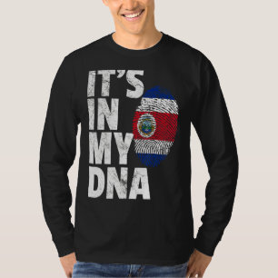 Het staat in mijn DNA Costa Rica vlag land souveni T-shirt