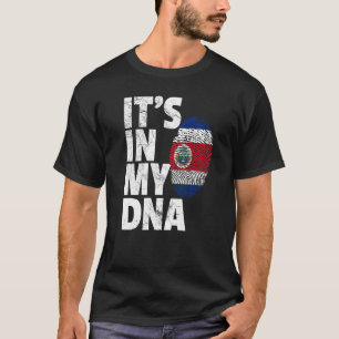 Het staat in mijn DNA Costa Rica vlag land souveni T-shirt