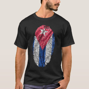 Het staat in mijn DNA Cubaanse vlag Libre Libertad T-shirt