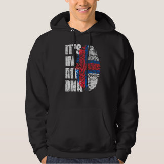 Het staat in mijn DNA Faeröer vlag Faeröer Hoodie