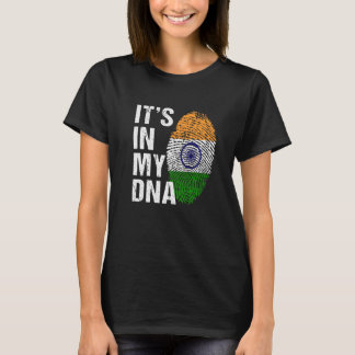 Het staat in mijn DNA-indian Pride india mannen vr T-shirt