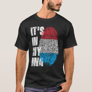 Het staat in mijn DNA Luxemburgse vlag T-shirt