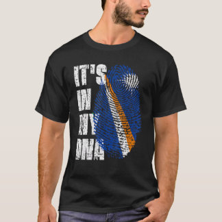 Het staat in mijn DNA Marshalleilanden Vlag Marsha T-shirt
