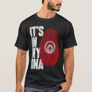 Het staat in mijn DNA Tunesische trotse Tunesische T-shirt