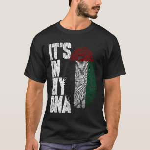 Het staat in mijn DNA VAE Trotse vlag van de Veren T-shirt