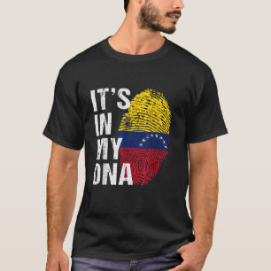 Het staat in Mijn DNA Venezolaanse Pride Venezuela T-shirt