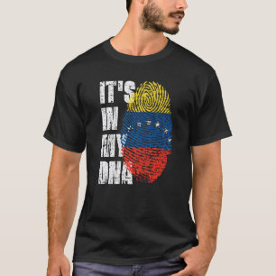 Het staat in mijn DNA Venezolaanse vlag T-shirt