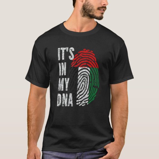 Het staat in mijn DNA Verenigde Arabische Emiraten T-shirt (Voorkant)