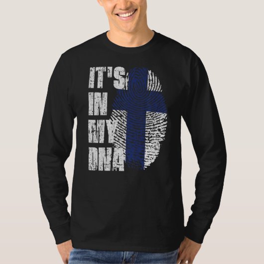 Het staat in mijn Finse DNA vlag T-shirt (Voorkant)