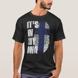 Het staat in mijn Finse DNA vlag T-shirt