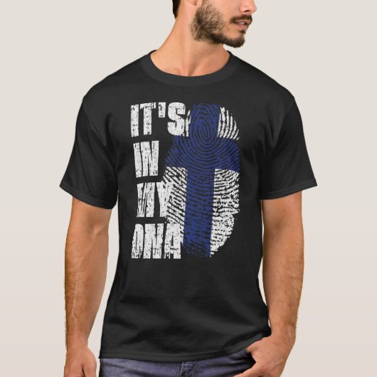 Het staat in mijn Finse DNA vlag T-shirt (Voorkant)