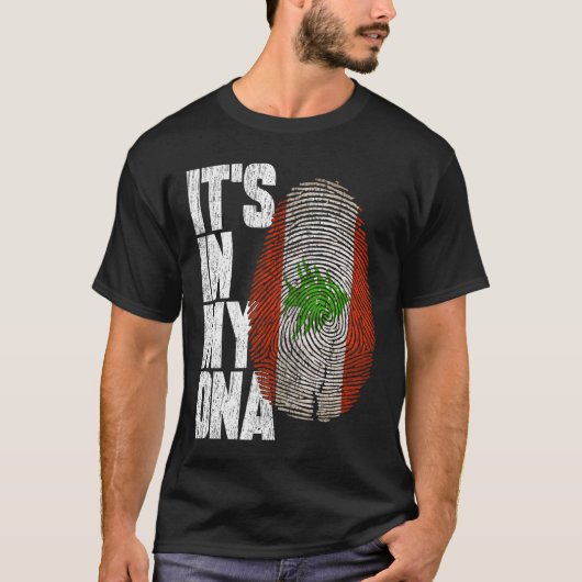 Het staat in mijn Libanese vlag T-shirt (Voorkant)