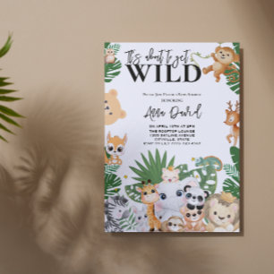 Het staat op het punt om wild Safari oerwoud baby  Kaart