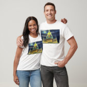 Het Staatskapitolgebouw te nacht T-shirt (Unisex)