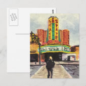 Het staatstheater Ann Arbor Briefkaart (Voorkant / Achterkant)