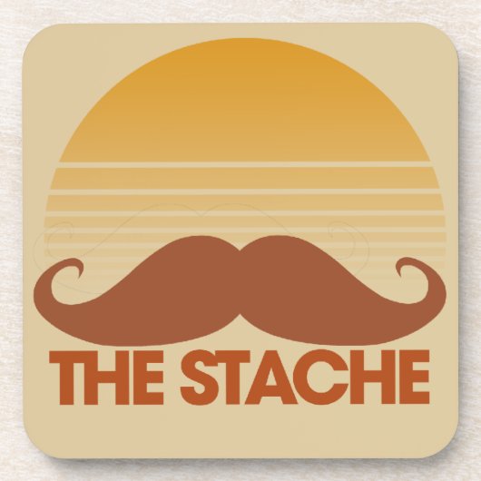 Het Stache Bier Onderzetter (Voorkant)