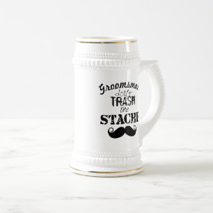 Het Stache Mustache Pattern Bierpul
