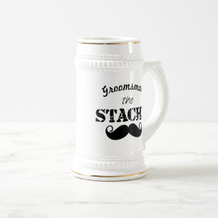Het Stache Mustache Pattern Bierpul