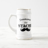 Het Stache Mustache Pattern Bierpul (Links)