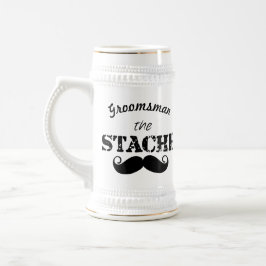 Het Stache Mustache Pattern Bierpul