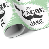 Het Stache Mustache Pattern Cadeaupapier (Rol Hoek)
