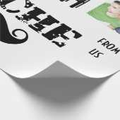 Het Stache Mustache Pattern Cadeaupapier (Hoek)