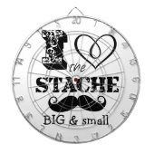 Het Stache Mustache Pattern Dartbord (Voorkant)