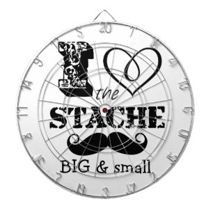 Het Stache Mustache Pattern Dartbord