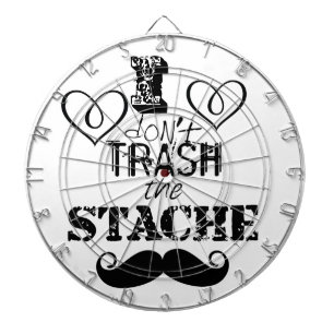 Het Stache Mustache Pattern Dartbord