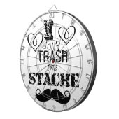 Het Stache Mustache Pattern Dartbord (Voorkant Rechts)