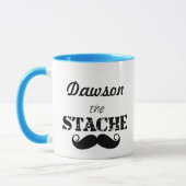 Het Stache Mustache Pattern Mok (Links)