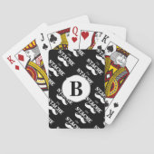 Het Stache Mustache Pattern Speelkaarten (Achterkant)