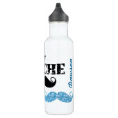Het Stache Mustache Pattern Waterfles (Rechts)