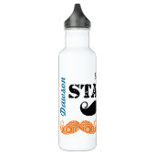 Het Stache Mustache Pattern Waterfles (Links)