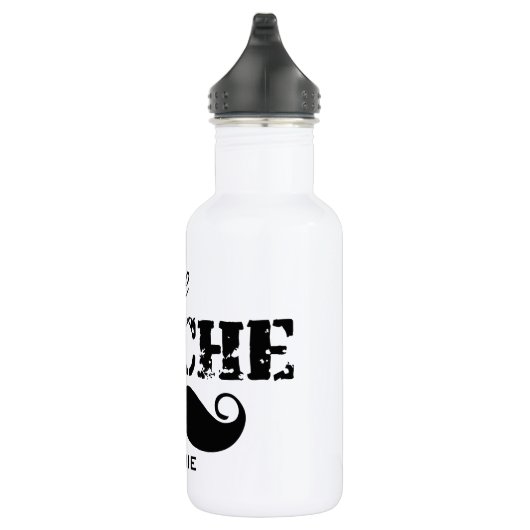 Het Stache Mustache Pattern Waterfles (Rechts)