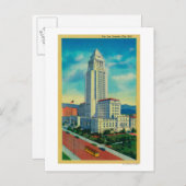 Het stadhuis van Los Angeles Briefkaart (Voorkant / Achterkant)